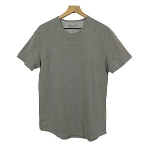BYLT Men's Drop Cut S/S Tee - Gray - Large